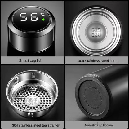 Mug Thermos Connecté à Écran LED Tactile - Cleanorax