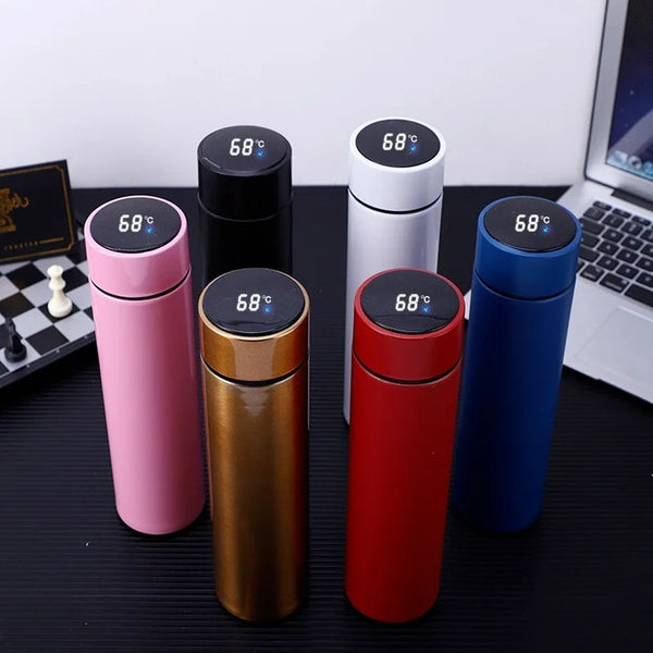 Smart Thermos Temperature Display Bottle